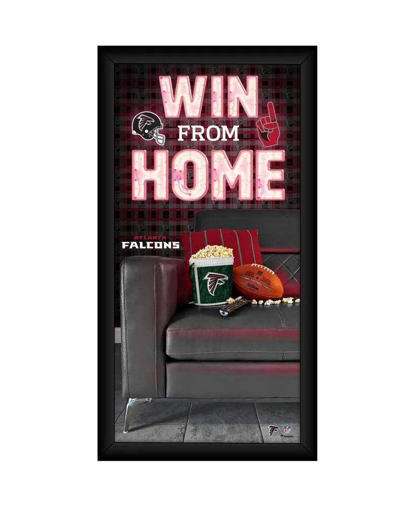 Atlanta Falcons Framed 10" x 20" Win From Home Collage