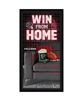 Atlanta Falcons Framed 10" x 20" Win From Home Collage