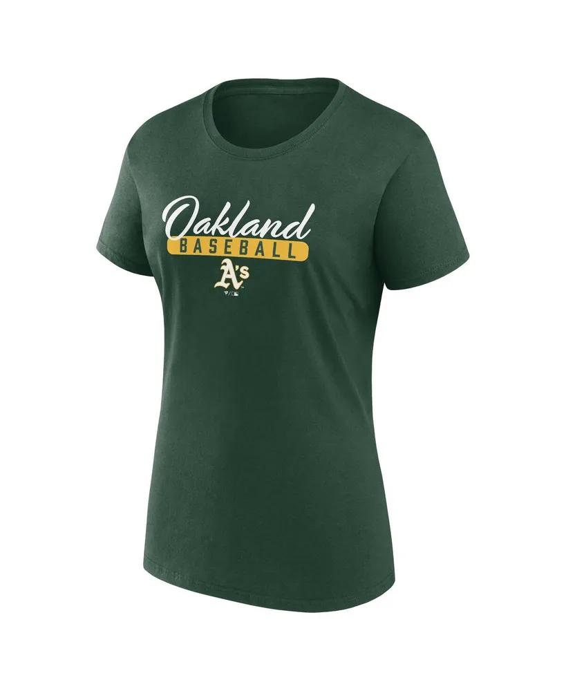 Women's Fanatics Green, Gold Oakland Athletics Fan T-shirt Combo Set