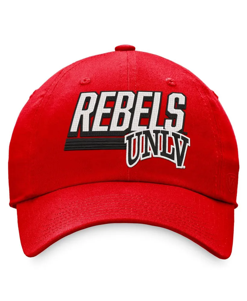 Men's Top of the World Red Unlv Rebels Slice Adjustable Hat