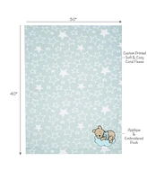 Bedtime Originals Disney Baby Starlight Pooh Blue/White Soft Fleece Baby Blanket