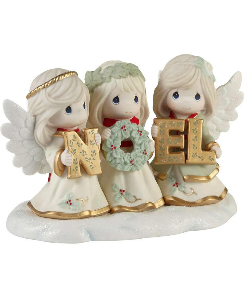 Precious Moments Joyeux Noel Limited Edition Bisque Porcelain Figurine