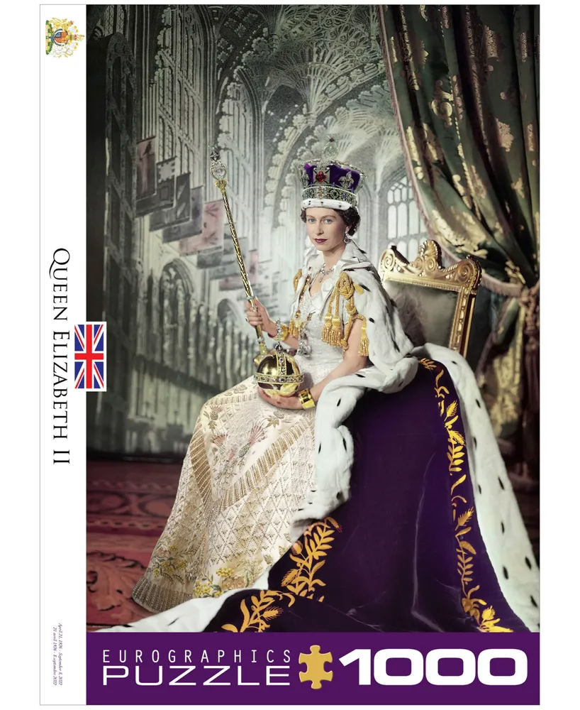 Eurographics Incorporated Queen Elizabeth Ii Jigsaw Puzzle, 1000 Pieces