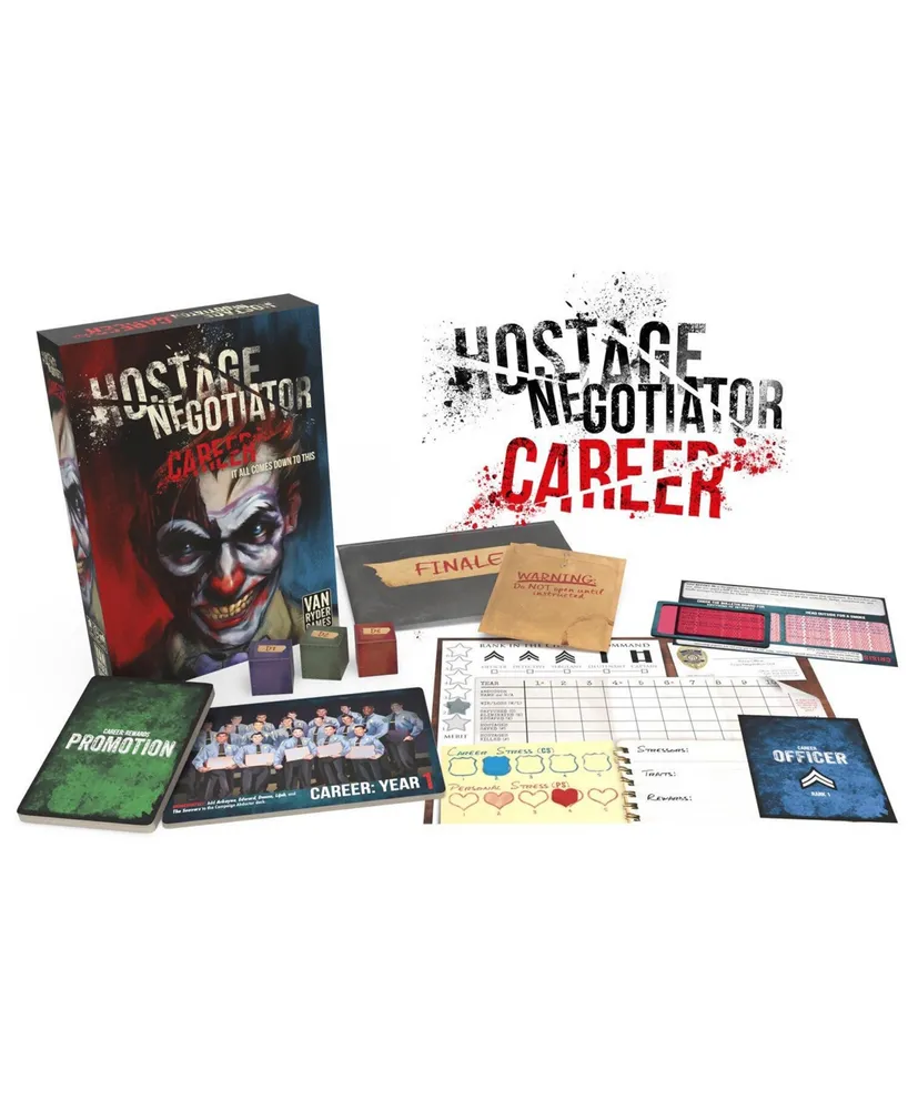 Van Ryder Games Hostage Negotiator Strategy Game Career