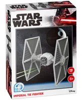 4D Cityscape Star Wars Imperial Tie Fighter Paper Model Kit, 116 Pieces