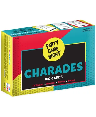 University Games Party Game Night, Charades Cards