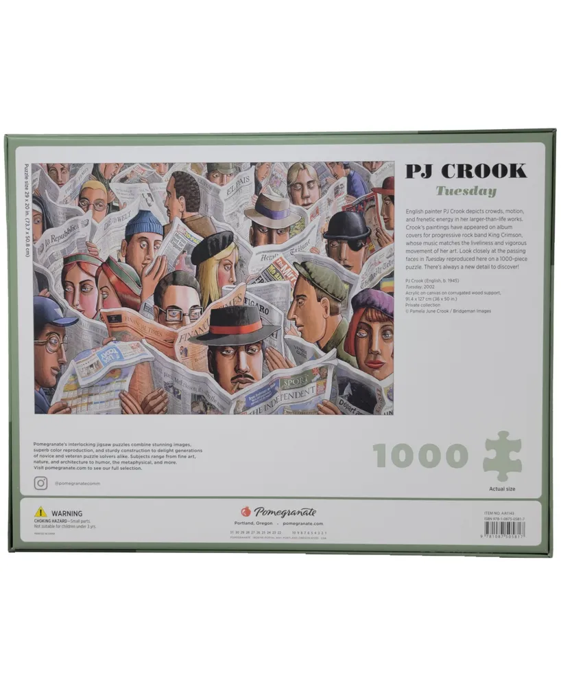 Pomegranate Communications, Inc. Pj Crook Tuesday Puzzle, 1000 Pieces
