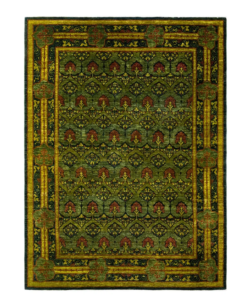 Adorn Hand Woven Rugs Fine Vibrance M1620 8'10" x 11'9" Area Rug