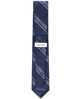 Calvin Klein Men's Herringbone Windowpane Tie