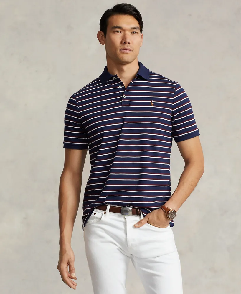 Polo Ralph Lauren Men's Custom Slim Fit Striped Soft Cotton Shirt