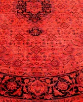 Adorn Hand Woven Rugs Fine Vibrance M1258 6'8" x 6'8" Round Area Rug