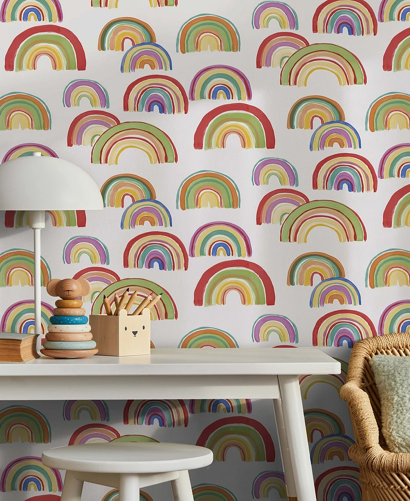 Transform Rainbow Peel and Stick Wallpaper