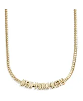 Women's Baublebar New York Mets Curb Necklace - Gold