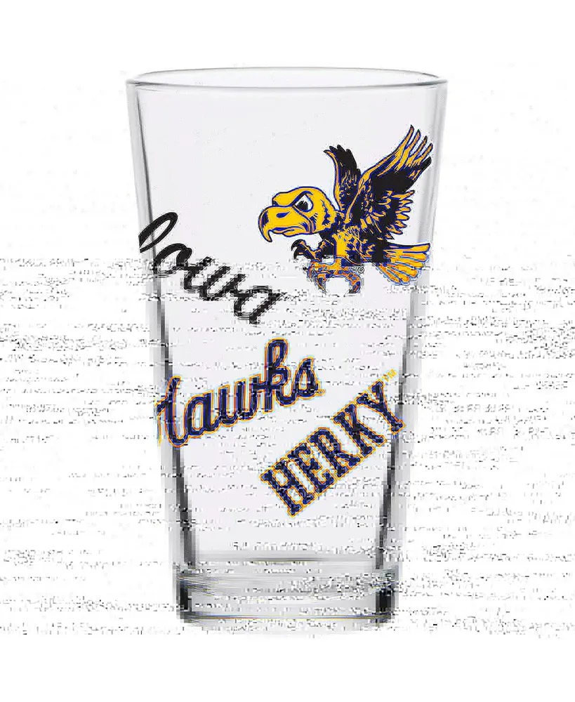 Iowa Hawkeyes 16 Oz Medley Vintage-Inspired Pint Glass