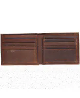 Men's Brown Philadelphia Eagles Bifold Leather Wallet