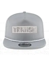 Men's New Era Gray Trackhouse Racing Golfer Snapback Adjustable Hat