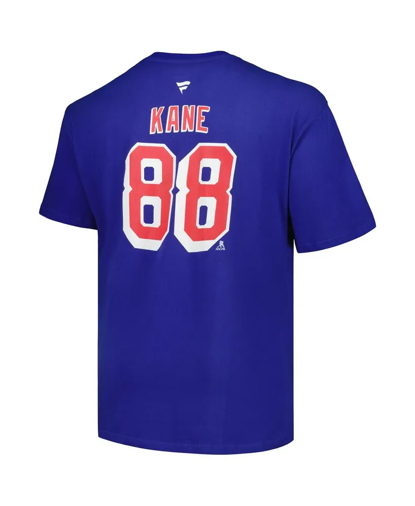 Men's Fanatics Patrick Kane Blue New York Rangers Big and Tall Name Number T-shirt