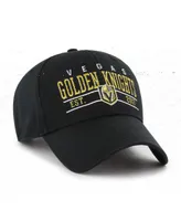 Men's '47 Brand Black Vegas Golden Knights Centerline Mvp Adjustable Hat