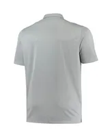 Men's Nike Heathered Gray Virginia Tech Hokies Big and Tall Performance Polo Shirt