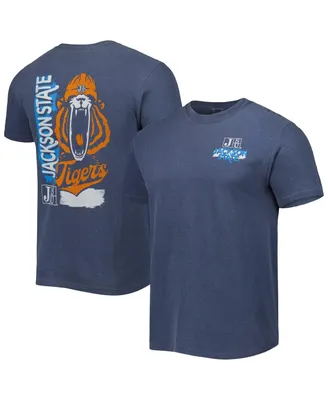 Men's Navy Jackson State Tigers Retro Comfort Color T-shirt
