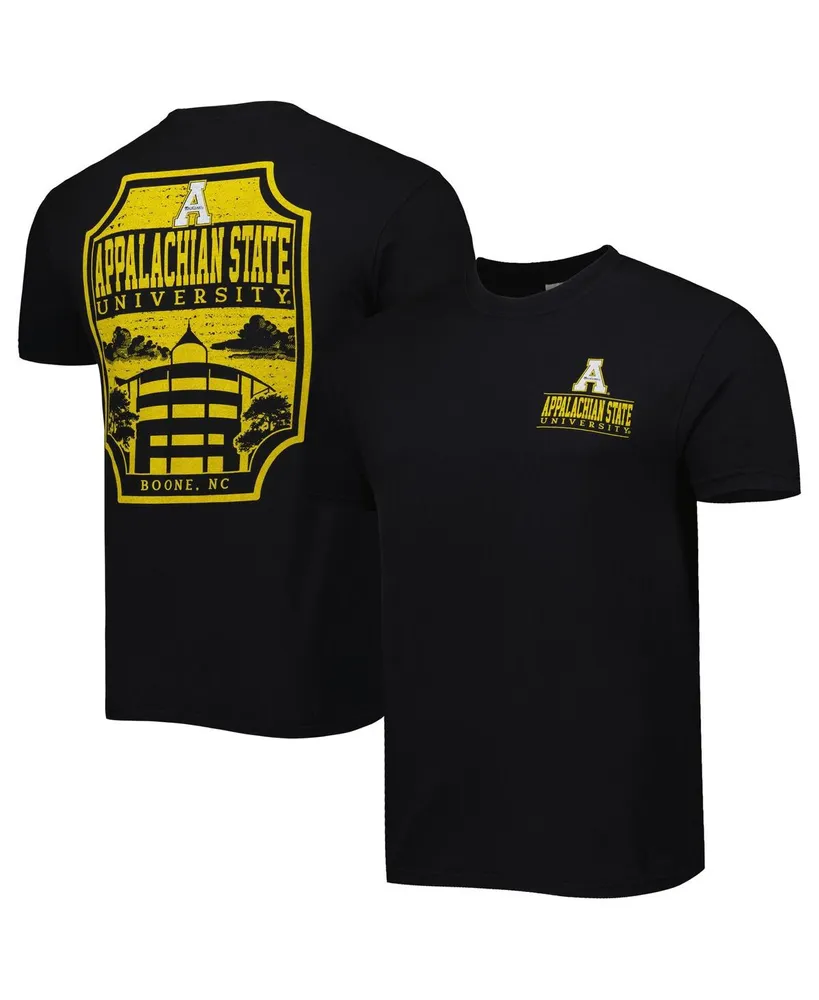 Men's Black Appalachian State Mountaineers Logo Campus Icon T-shirt