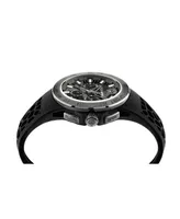 Plein Sport Men's Thunderstorm Chrono Silicone Strap Watch 43mm