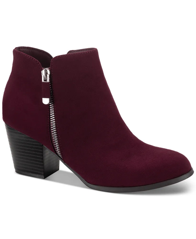 macys low heel booties