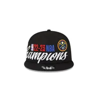 Men's New Era Black Denver Nuggets 2023 Nba Finals Champions Locker Room 9FIFTY Snapback Hat