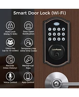 Luck & Lock Smart Wi-Fi Door Lock with Key pad set