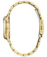 Citizen Eco-Drive Women's Mickey Mouse Gold-Tone Stainless Steel Bracelet Watch 36mm - Gold