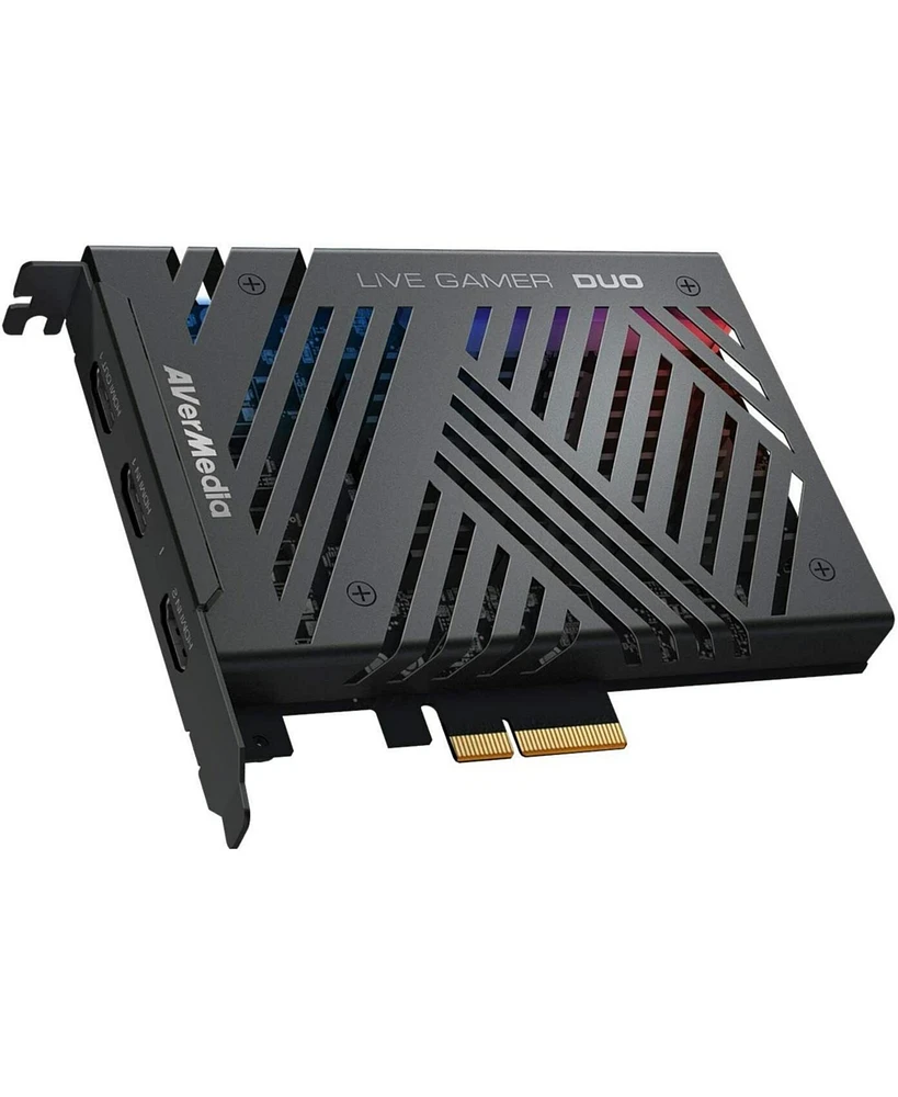 Avermedia Technology 1080p Live Gamer Hd 2 Full Duo Dual Full Video Capture Card 60 Record & Stream Multi-Card