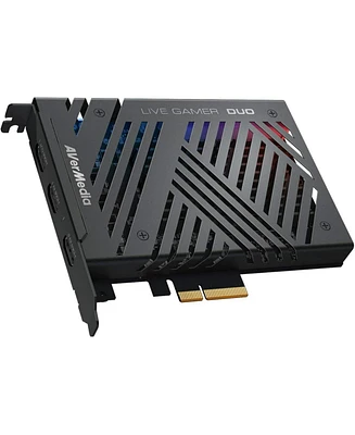 Avermedia Technology 1080p Live Gamer Hd 2 Full Duo Dual Full Video Capture Card 60 Record & Stream Multi-Card