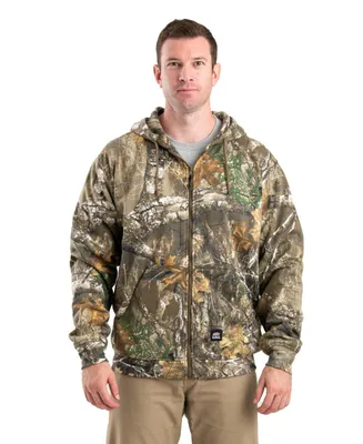 Men's Tall Heritage Thermal-Lined Full-Zip Hooded Sweatshirt