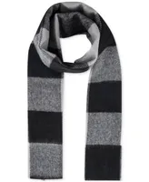 Levi's Men's Waffle Beanie & Woven Plaid Scarf Set