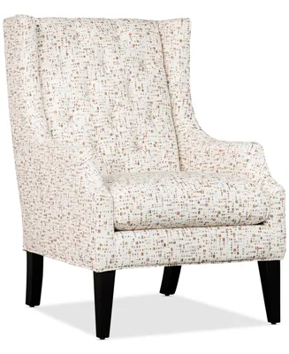 Landow Fabric Wing Chair, Created for Macy's