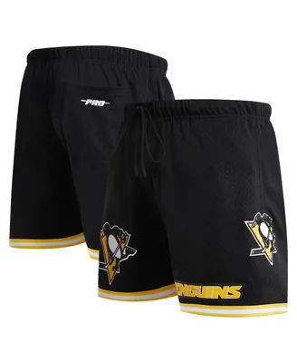 Men's Pro Standard Black Pittsburgh Penguins Classic Mesh Shorts