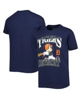 Big Boys Navy Detroit Tigers Disney Game Day T-shirt