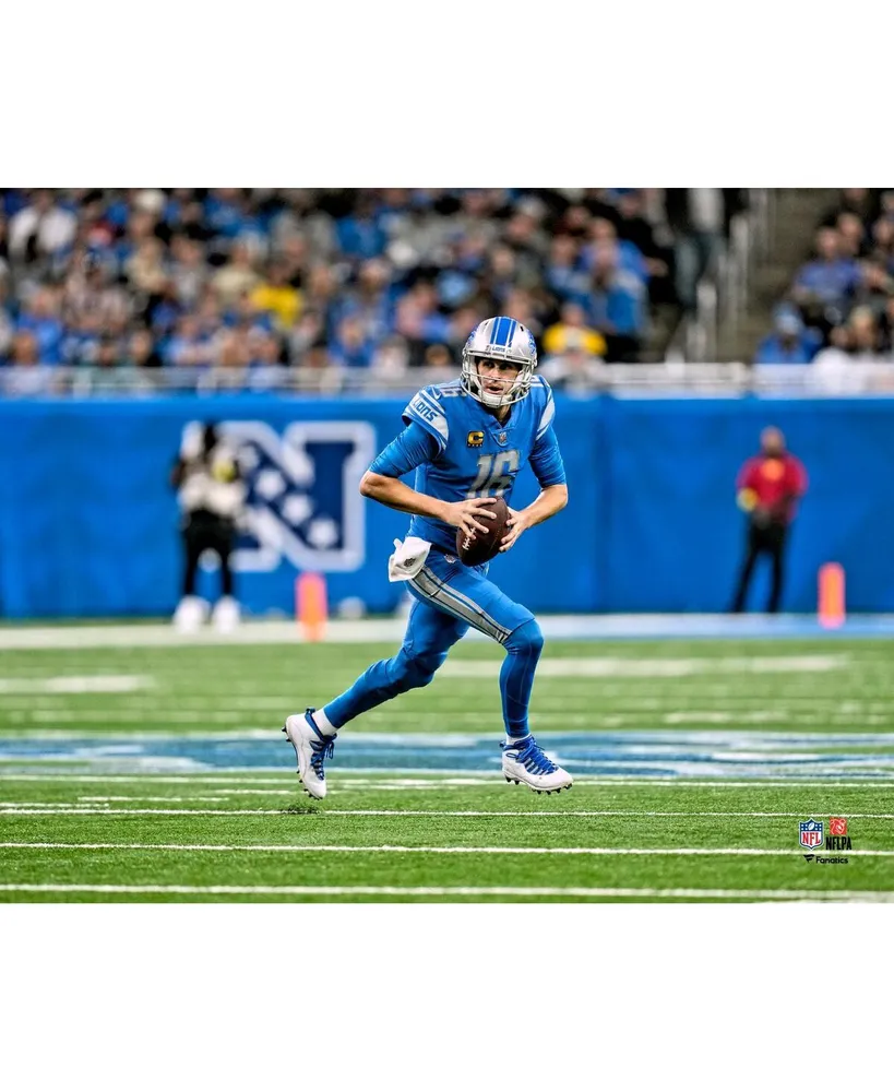 Jared Goff Detroit Lions Unsigned Scrambles Out Of The Pocket 11" x 14" Photograph