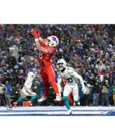 Dawson Knox Buffalo Bills Unsigned Snow Score 11" x 14" Photograph