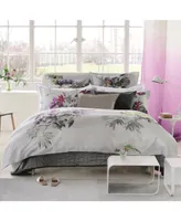 Designers Guild Caprifoglio Argento Queen Duvet Cover