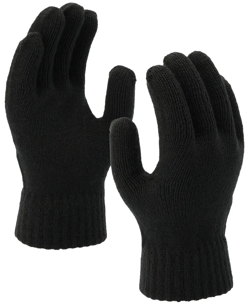 Tommy Hilfiger Men's Embroidered Logo Beanie & Gloves Set