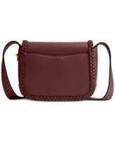 Coach Braided Trim Polished Pebble Leather Tabby Messenger 19
