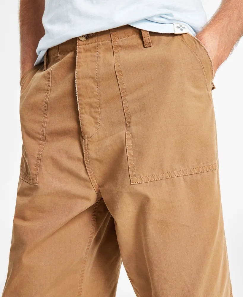 Sun + Stone Men's Cotton Relaxed-Fit Field Pants, Created for Macy's