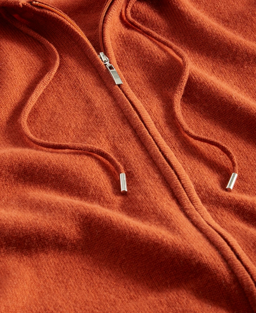 Charter Club Women's 100% Cashmere Zip Hoodie, Regular & Petite, Created for Macy's