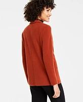 Charter Club Women's 100% Cashmere Blazer, Regular and Petite, Created for Macy's