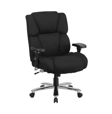 Emma+Oliver 24/7 400 Lb. Big & Tall High Back Tufted Lumbar Knob Ergonomic Office Chair