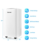Pints 1500 Sq. Ft Portable Dehumidifier For Medium To Large Spaces