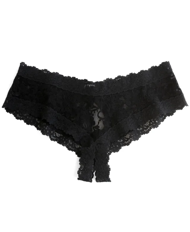 Hanky Panky After Midnight Open Crotch Cheeky Hipster in Black