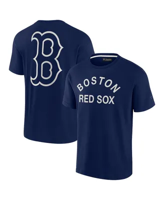 Men's and Women's Fanatics Signature Navy Boston Red Sox Super Soft Short Sleeve T-shirt