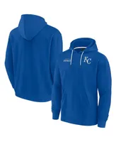 Men's and Women's Fanatics Signature Royal Kansas City Royals Super Soft Fleece Pullover Hoodie